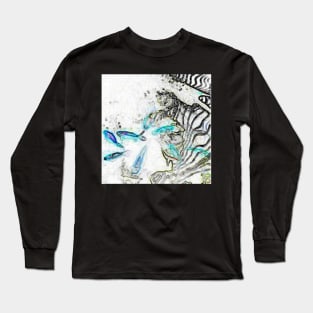 Aquamarine Long Sleeve T-Shirt